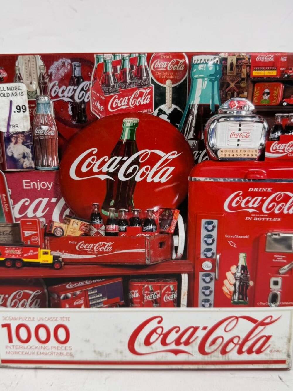 coca cola memories 1000 pc jigsaw puzzle majestic allied products box wear